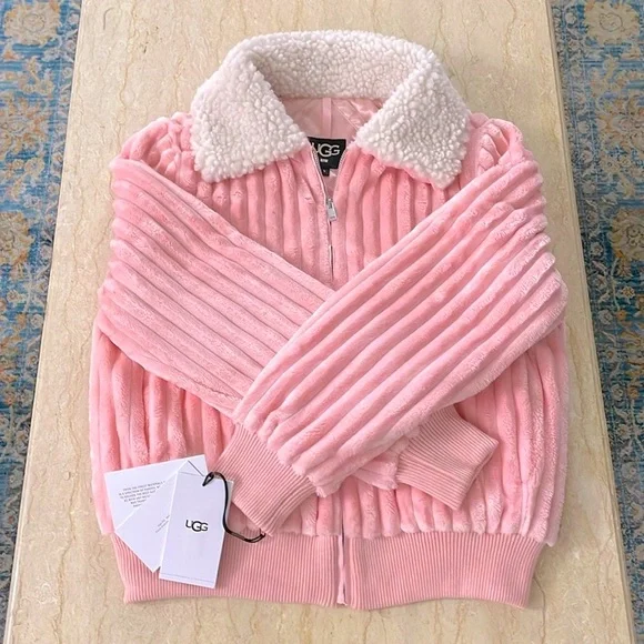 NWT UGG Viviana Bomber Jacket Cord. - Picture 3 of 15